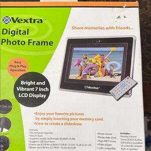Black Digital Photo Frame